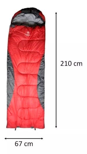 Saco de dormir Campsor ultraligero para camping extremo, negro, ideal para temperaturas entre -15°C y +10°C, con bolsa de compresión.