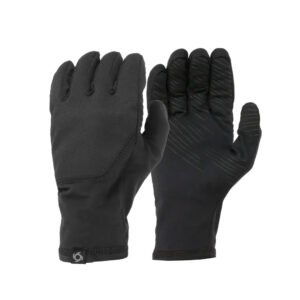 Guantes Unisex Stall Negro de Doite, con tecnología táctil y aislamiento térmico, ideales para climas fríos.