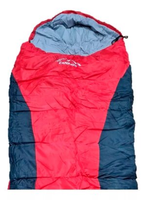 Saco de dormir Campsor ultraligero para camping extremo, negro, ideal para temperaturas entre -15°C y +10°C, con bolsa de compresión.