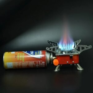 Cocinilla Plegable Moonhill CS-101A: compacta y eficiente para camping y trekking.