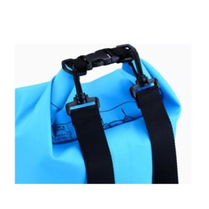 Bolso seco flotante de 20 litros, impermeable y resistente, ideal para actividades acuáticas y exteriores.