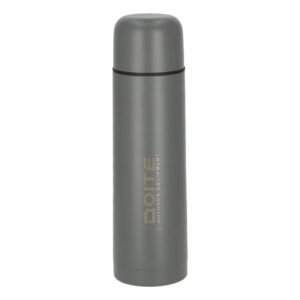 Termo Doite Max 1000 ml Gris en acero inoxidable, ideal para mantener bebidas calientes o frías durante actividades outdoor.
