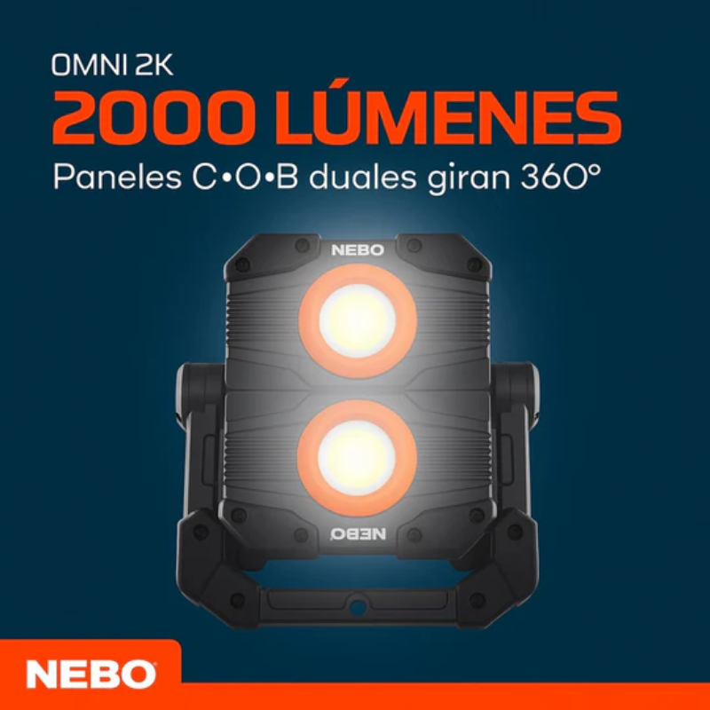 Linterna de mano recargable OMNI 2K 2000 LUMENES NEBO - Imagen 3