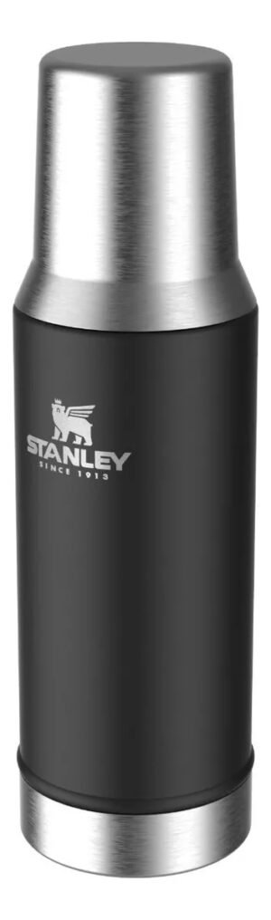 Stanley Mate System Classic 800ml Negro, mate térmico de acero inoxidable para outdoor
