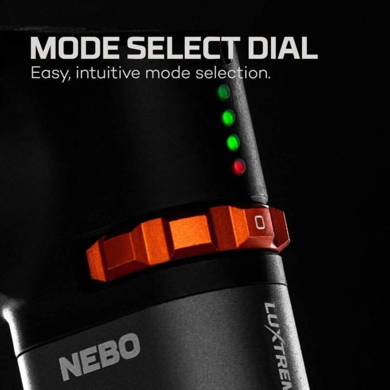 Linterna de Bolsillo Recargable NEBO Slim con 1200 lúmenes, diseño compacto y funcionalidad versátil.