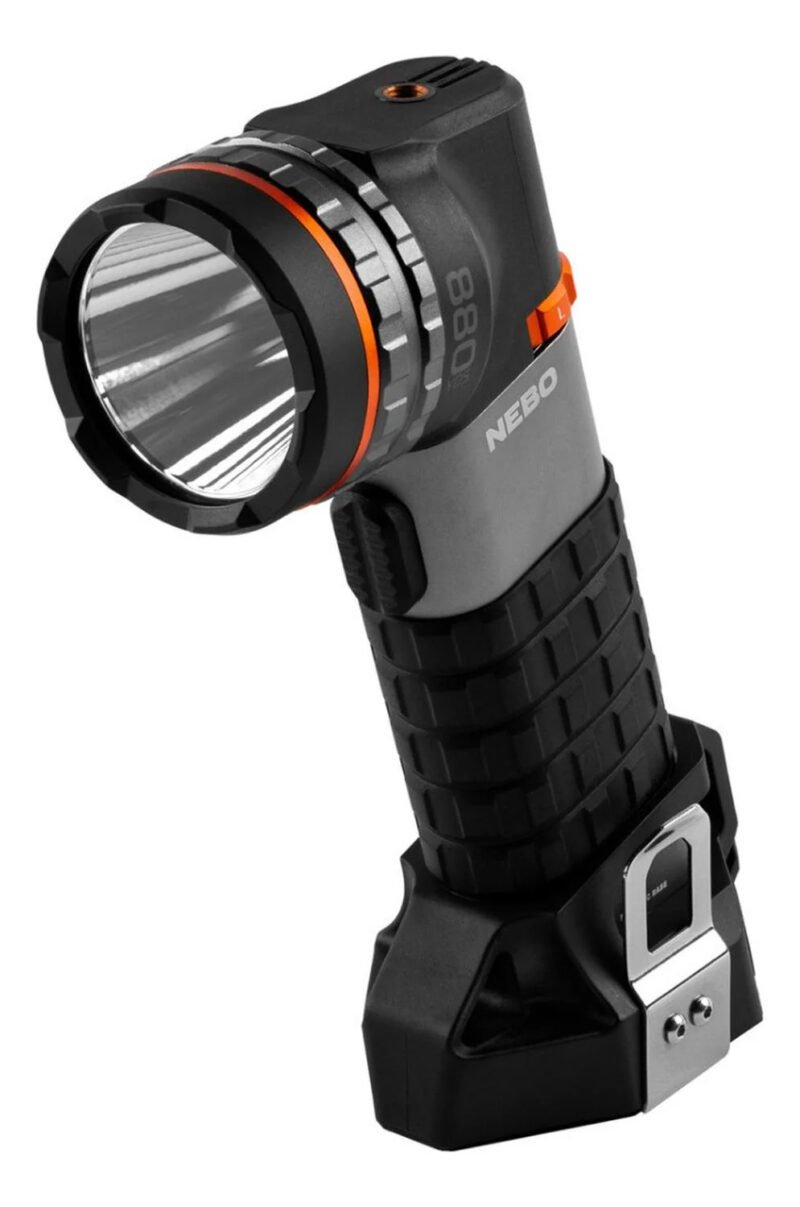 Linterna de Bolsillo Recargable NEBO Slim con 1200 lúmenes, diseño compacto y funcionalidad versátil.