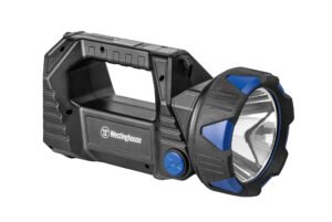 Linterna Farol Recargable Westinghouse 1200 lúmenes, ideal para camping y trekking.