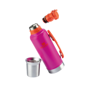 Mate System Classic 1.2 L Stanley en colores Azure, Rosa Ópalo y Vivid Violet, mate térmico de acero inoxidable con aislamiento de doble pared, ideal para mantener bebidas calientes por 5 horas o frías por 8 horas.