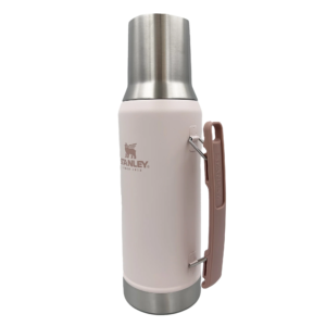Mate System Classic 1.2 L Stanley en colores Azure, Rosa Ópalo y Vivid Violet, mate térmico de acero inoxidable con aislamiento de doble pared, ideal para mantener bebidas calientes por 5 horas o frías por 8 horas.