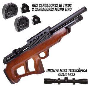 Compra Rifle pcp beeman commodore bullpup madera 5,5 mm al mejor precio online