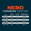 2 Linterna Nebo Curvbeam 600 Flex - Frontal