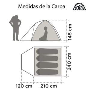 Carpa Doite Hi Camper SL 4 personas - Imagen 3