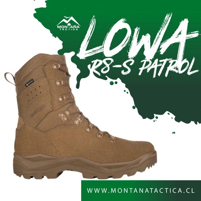 Botas Lowa R8-S Patrol Coyote
