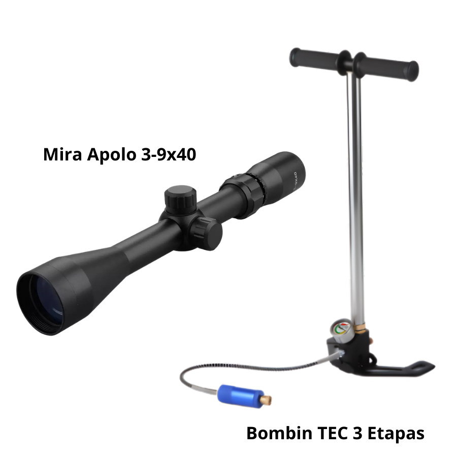 PACK QL-1000LW 5.5 mm Rifle PCP / INCLUYE Mira y Bombin / ql1000 LW - Imagen 3