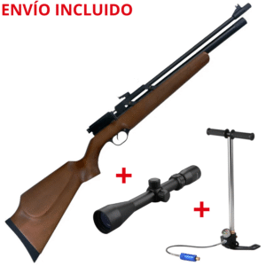 PACK QL-1000LW 5.5 mm Rifle PCP / INCLUYE Mira y Bombin / ql1000 LW
